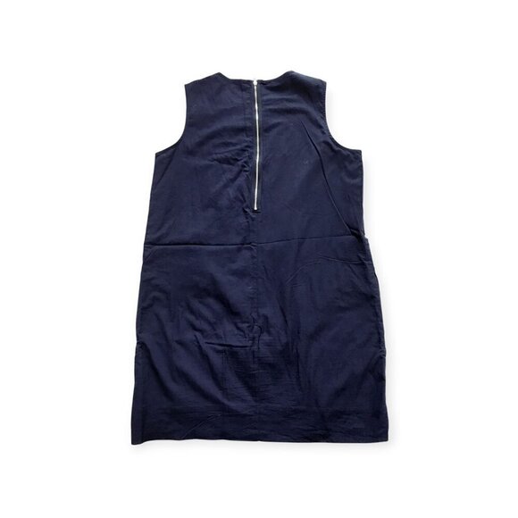Gap navy blue cotton eyelet dress, size L - Picture 2 of 8
